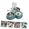 FUTUREORYY Non-Slip Water Dispenser and Food Feeder, Multifunctional Automatic Pet Feeder, Stainless Steel, 500 ml view 3