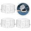 EPIGEIST 4-Piece Transparent Child-Safety Gas Stove Knob Covers view 3