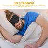 ERINGOGO Breathable 3D Fabric Sleep Eye Mask with Comfortable Design and Light-Blocking Coverage view 4