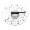 MasYosh Outdoor Thermometer, Transparent Window Temperature Monitor for Indoor and Outdoor Use, Acrylic Dial and Stainless Steel view 4
