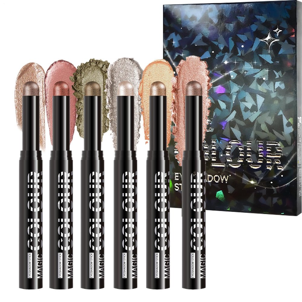 Creamy Eyeshadow Stick, 6-Piece Set