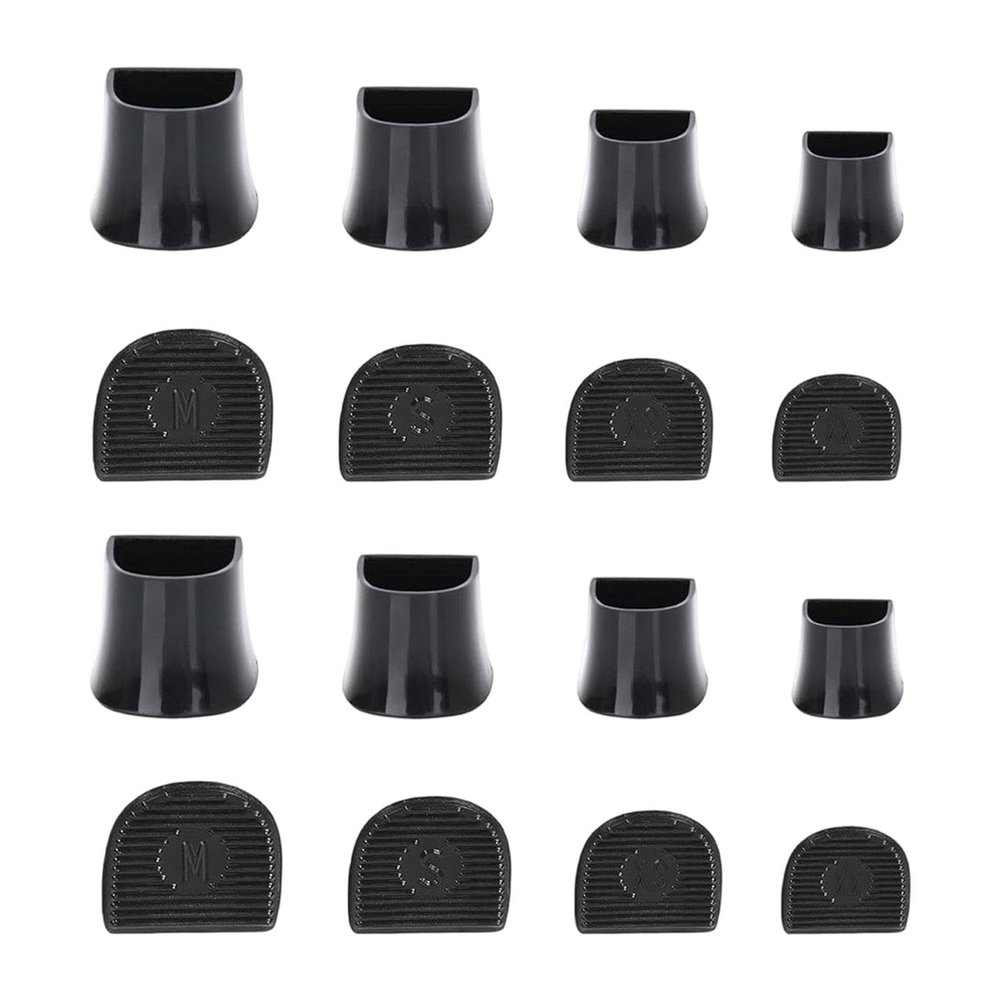 Harilla 16-Piece High Heel Protectors, Black