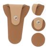 VALICLUD Leather Scissor Case for Cuticle Nippers, Brown view 2
