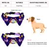 Dog Collar with Bow Tie and Bell, Colorful Jellyfish Sea-Color Pattern, Adjustable Reversible Design, Cat Bow Tie Collar for Small Pets, 2-Pack view 3
