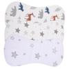 SHERCHPRY 3-Piece Soft, Washable Cotton Burp Cloth Set view 1