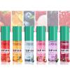 6-Piece Clear Lip Gloss Set, Fruit-Flavored Roll-On Lip Balm view 1