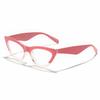 RRNTTTM Cat-Eye Glasses, Round Frame, Unisex, Blue-Light Blocking, Round Glasses (3) view 1