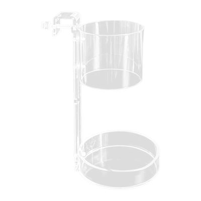 Aquarium Fish Food Holder and Dispenser with Suction Cups