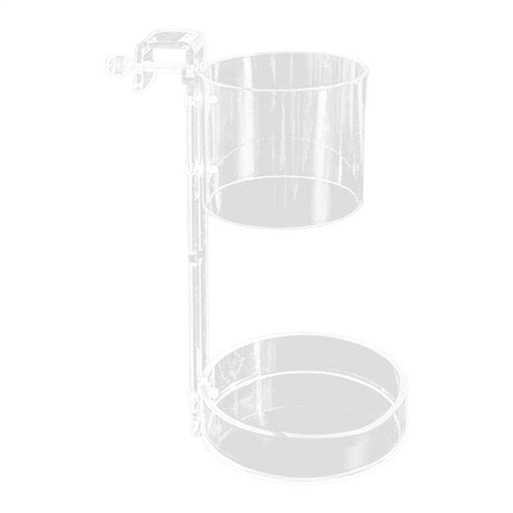 Aquarium Fish Food Holder and Dispenser with Suction Cups