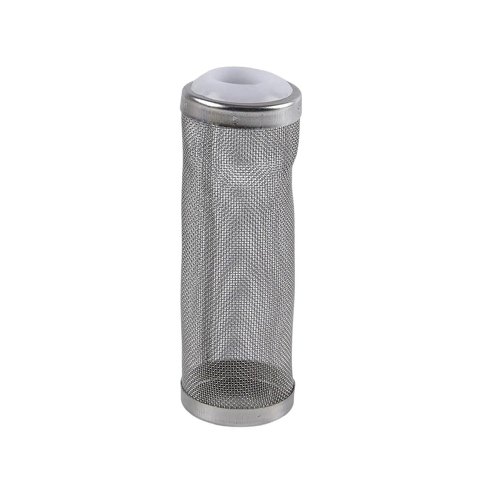 1-Piece 12/16 mm Aquarium Inlet Filter, Stainless Steel Mesh Intake Strainer Prefilter Cover (A2)