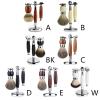 PPQIRU Men's Luxury Razor and Shaving Brush Stand, White view 4
