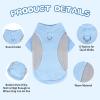 Yoolhamy Dog Sweater, Winter Pullover for Small Dogs, Fleece, Warm Outfit with D-Ring (Blue, XL) view 3