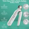 Snrtevu 2-in-1 Pet Nail Trimmer with LED Light, Safety Guard and Grinder view 2