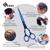 Professional Hairdressing Scissors, Japanese Stainless Steel Salon Shears, 6.5 in, Blue view 4
