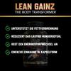 Lean Gainz Caffeine Capsules, 300 mg per Serving, 100 Capsules for 25 Days, Made in Germany view 2