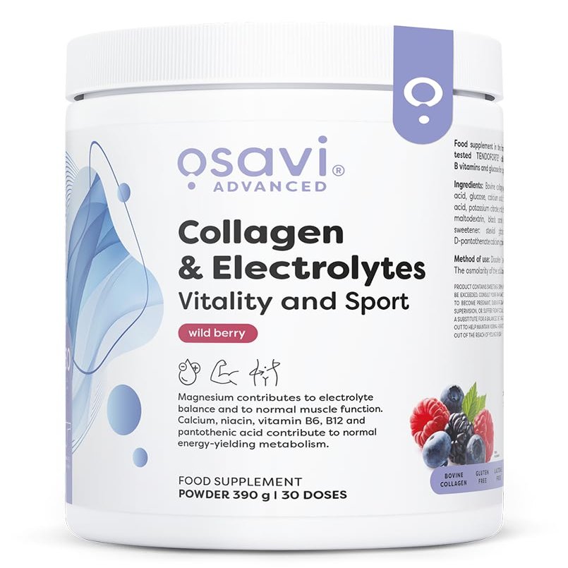 Osavi Collagen & Electrolytes Vitality & Sport, Wild Berry, 390 g
