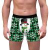 Generic Men's Underwear Shorts, Christmas Boxers with Funny Colorful Print, Cotton Basic Sexy Shorts view 2