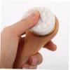 Facial Cleansing Exfoliating Brush with Handle, White, Wood and Nanofiber view 3