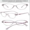 ALKAHE Cat-Eye Reading Glasses with Blue Light Filter, Purple view 3