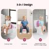 Kids' Potty Training Toilet with Lid, Removable Insert, Pink view 2