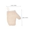 GALPADA 2-Pack Cotton-Linen Exfoliating Bath Gloves view 2