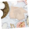 GALPADA 2-Pack Cotton-Linen Exfoliating Bath Gloves view 4