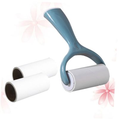 JOINPAYA Fabric Lint Roller and Hair Remover with Protective Cover, Wooden Brush for Sweaters, Coats and Blankets, Compact and Practical for Travel