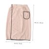 UTHCLO High-Density Fleece Men's Bath Wrap view 2