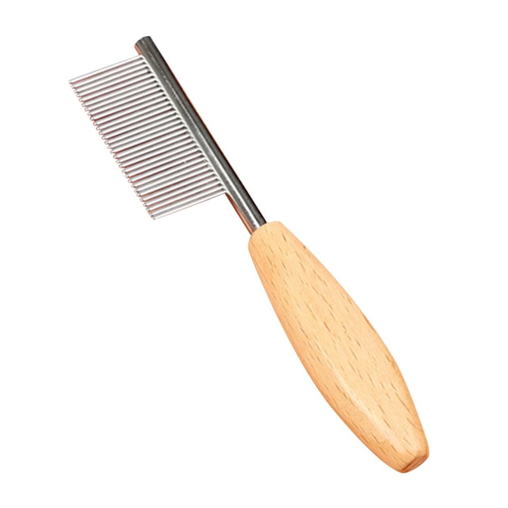 BESTonZON High-Quality Dog Grooming Comb, Durable Detangling Comb with Smooth Edges