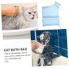 Toddmomy Breathable Polyester Cat Bathing Bag for Grooming view 4