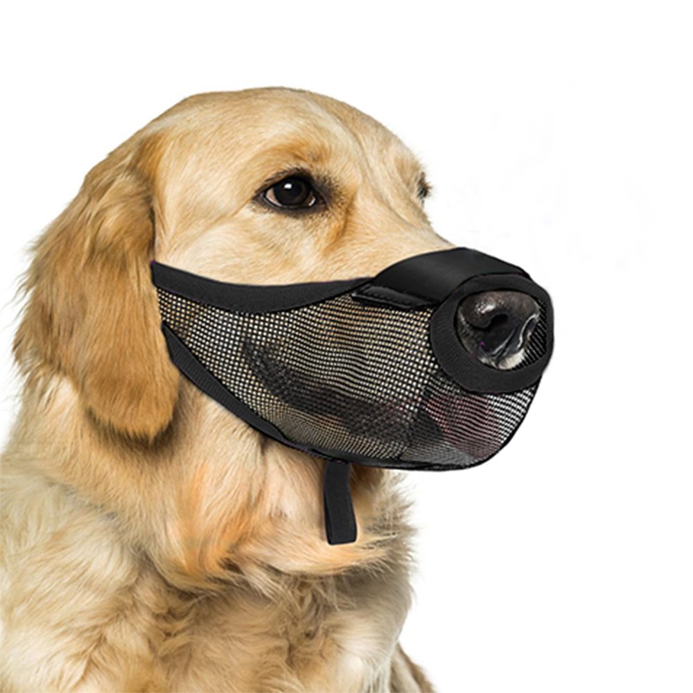 HEEZOU Adjustable Dog Muzzle with Strap