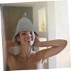 Healvian Felt Sauna Hat Set, 5 Pieces, Gray view 3