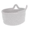 HONITANO Decorative Cotton Rope Storage Basket, Medium, Handmade, Soft and Versatile, for Keys, Snacks and Small Items view 1