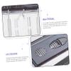 Abaodam Transparent Acrylic Aquarium Breeding Box with Lid, Feeding Holes, and Drain view 4