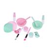 Ipetboom Facial Mask Mixing Bowl Set, 9-Piece Silicone Set with Brushes and Spatulas, 2 Pink Pieces, Random Color view 1