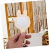 12-Piece DIY Wooden Hand Mirrors with Handles, Craft Mirrors for Children view 3