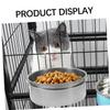 BESTonZON Stainless Steel Pet Bowl for Cages with Hook view 3