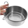 BESTonZON Stainless Steel Pet Bowl for Cages with Hook view 4