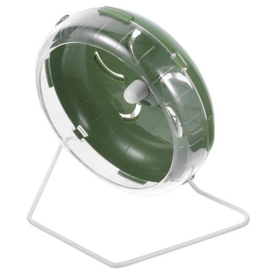 SUPVOX Transparent Quiet Exercise Wheel with Stand for Hamsters and Small Pets