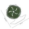SUPVOX Transparent Quiet Exercise Wheel with Stand for Hamsters and Small Pets view 2