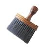 Brown Neck-Cleaning Brush with Nylon Bristles for Barbers view 1