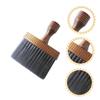 Brown Neck-Cleaning Brush with Nylon Bristles for Barbers view 2