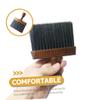 Brown Neck-Cleaning Brush with Nylon Bristles for Barbers view 3