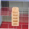 VILLFUL Wooden Hay Feeder for Rabbits and Guinea Pigs with Large Feeding Tray view 4