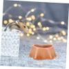 Orange Ceramic Food Bowl for Guinea Pigs and Hamsters view 4