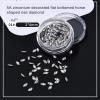 50-Piece Zircon Horse-Eye Nail Art Charms view 3