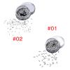 50-Piece Zircon Horse-Eye Nail Art Charms view 4