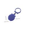 ORFOFE Pocket Magnifying Glass with Glass Lens, Blue, with Case view 2