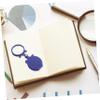 ORFOFE Pocket Magnifying Glass with Glass Lens, Blue, with Case view 3