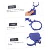 ORFOFE Pocket Magnifying Glass with Glass Lens, Blue, with Case view 4